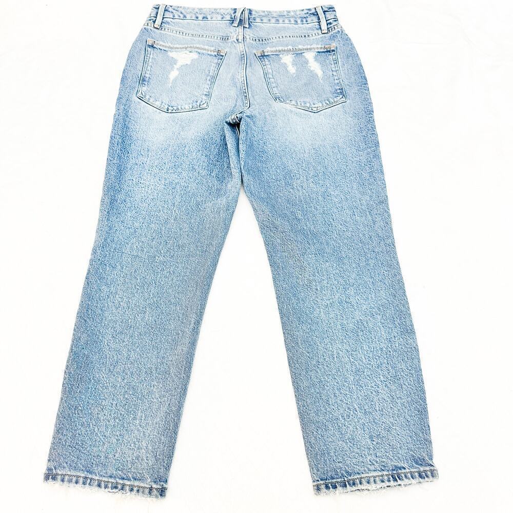 Good American Straight Leg Denim Jeans GGBDH602T Size 6 / 28 - Picture 3 of 8